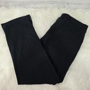 Onque Casual Straight Leg Black Sweatpants